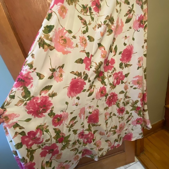 Petal & Pup Violetta Floral Cowl Neck Maxi, Pink and Ivory - Picture 6 of 9